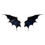 Azure Vampire Wings