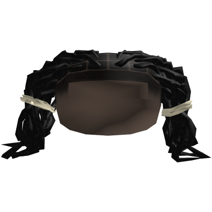Tay Tied-Up Locs In Black V5 Roblox item