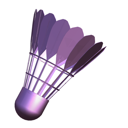 Purple Badminton Shuttlecock