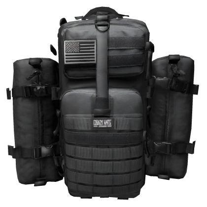 Black Tactical Hiking Backpack Roblox item