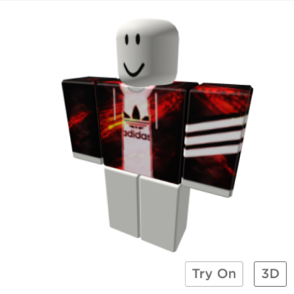 FLAME ADIDAS HOODIE Roblox decal