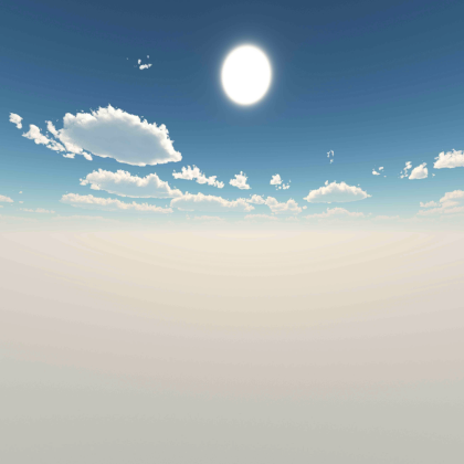 Sky from chicken gun