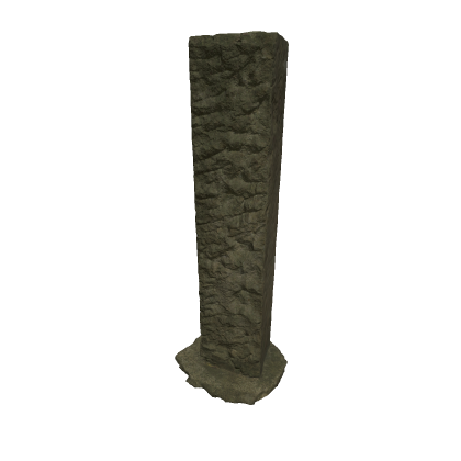 Realistic Japanese Stone Pillar
