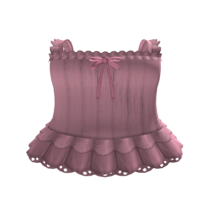 ♡ porcelain doll ruffle dress in pink 3.0