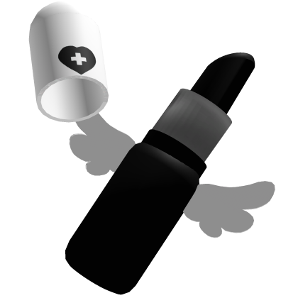 medical angel lipstick w wings [black] ✚