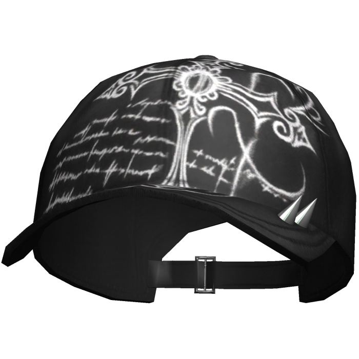 Black Washed Alt Cap