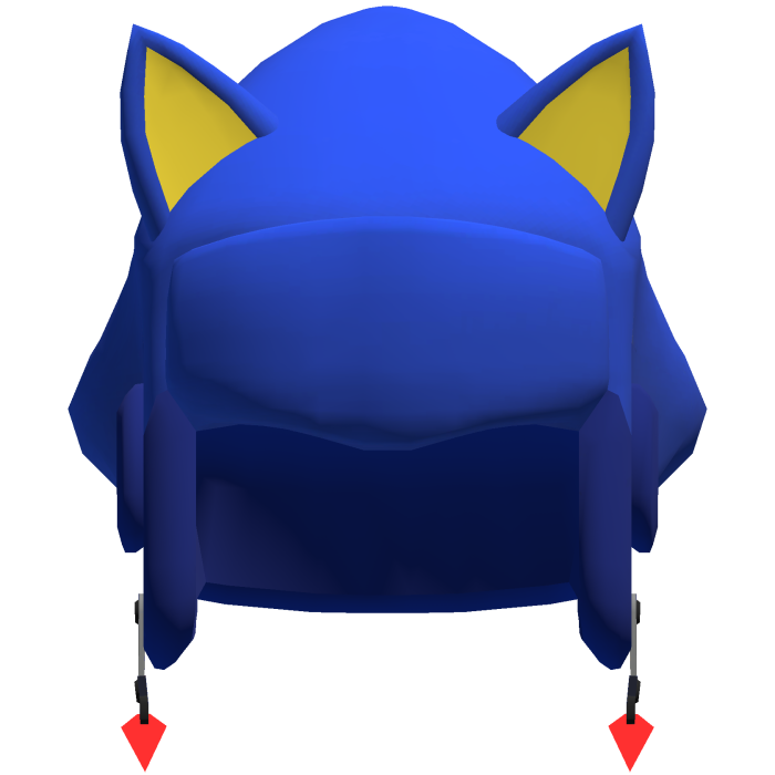 Metal Sonic Hat Y2K Ushanka
