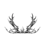  Antler Crown of Snowy Woodlands
