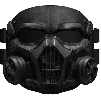 Black Tactical Respirator Mask Roblox item