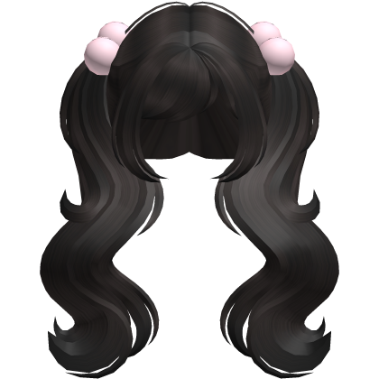 ♡ adorable huge princess pigtails (dark brown)