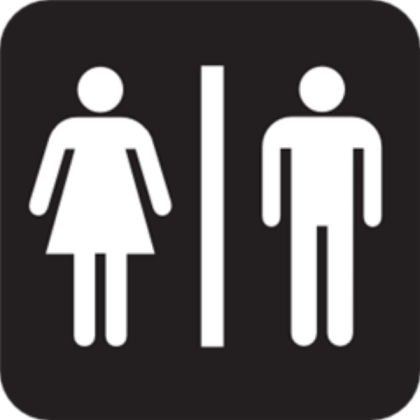female/male toilet sign Roblox decal