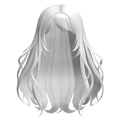 ♡HIME♡ ♡ white long straight hime cut anime hair - Roblox