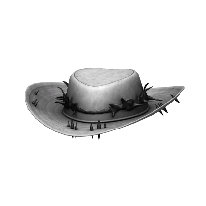 White Black Thorn Cowboy Hat