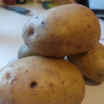 Chopped potatoes