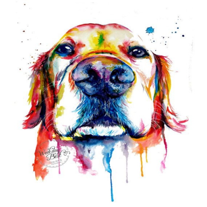A art of a dog Roblox decal