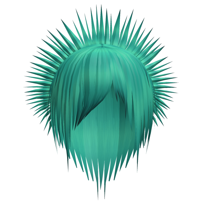 ⚡︎ teal emo niche punk peacock spikes 17. 
