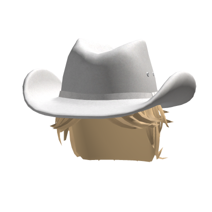 Messy Hair + Cowboy Hat