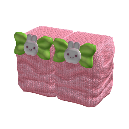 Baby Pink Bunny Leg Warmers