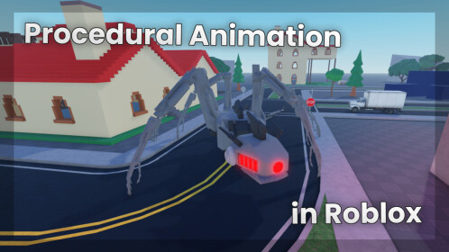 Robot Lizard Procedural Animation