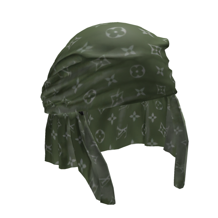 Monogram Head Wrap (Green)
