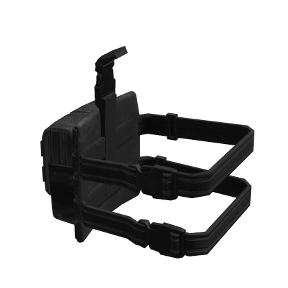 Right Black Mixpat Mag Leg Pouches [1.0]