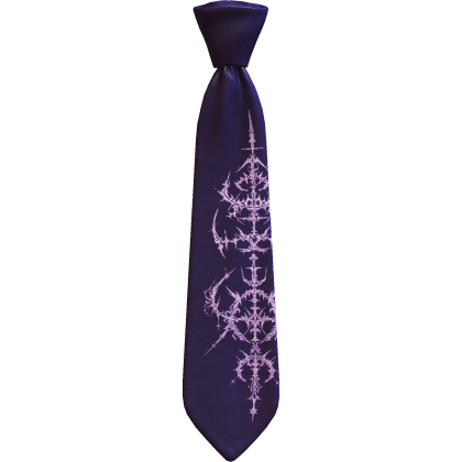Purple Cybersigilism Tie 1.0