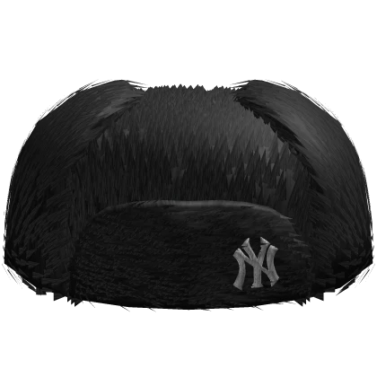 Black Fur Fluffy y2k Trapper Hat | Roblox Item - Rolimon's