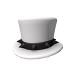 White Spikey Top Hat