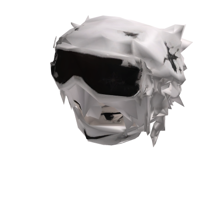 White Frosted Y2K Goggles Hair Mask
