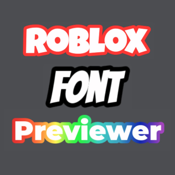 Roblox Font Previewer