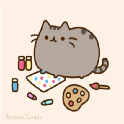 Pusheen Cat Roblox decal