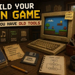 Build your own game but you have old tools! icon