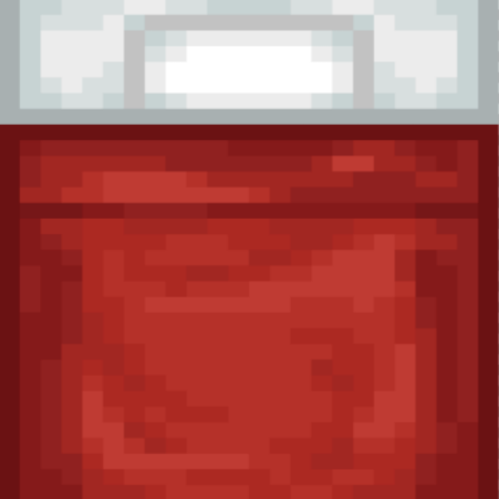 Red Bed Top From Minecraft Roblox decal