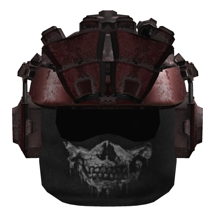 Red Tactical Helmet
