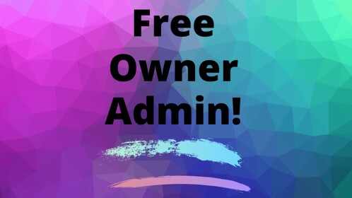 Free Owner Admin!