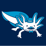 The cute axolotl
