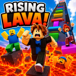 Obby but lava rises