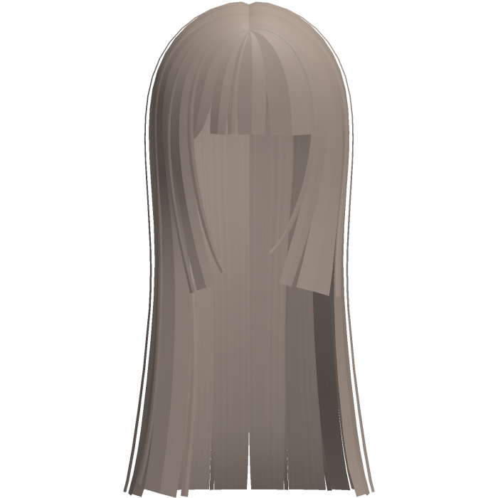 extra long hime moe japanese anime girl(ash brown)