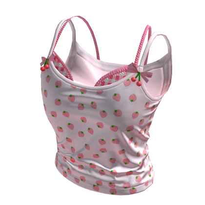 ✨ Pink Gingham Strawberry Tee Igari Jumino thumbnail