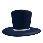 Blue Top Hat