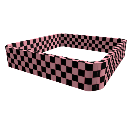 pink checkered scene wristband 1.0