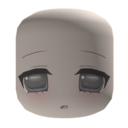 ۶ৎ : light white eyes relaxed cute moe chill face Roblox item