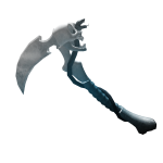 Blue Serpent Bone Scythe