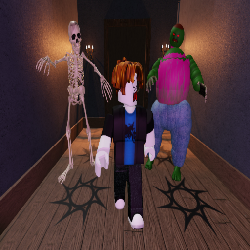 SURVIVE LOVELY PEACHES HAUNTED HOUSE💀 official Roblox game thumbnail