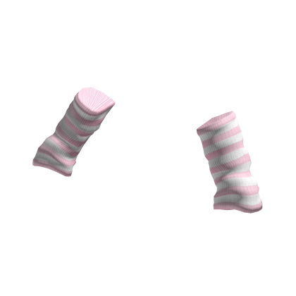Striped Pink Arm Warmers