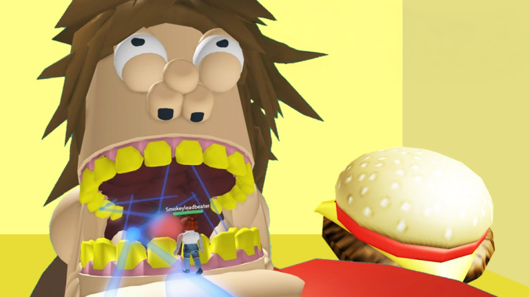 ESCAPE GIANT FAT GUY OBBY! screenshot 4