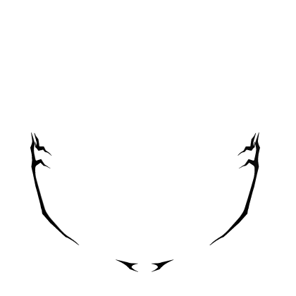 Heian Sukuna Face Tattoo
