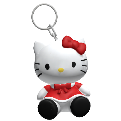 Christmas Xmas Hello Kitty Keychain Winter