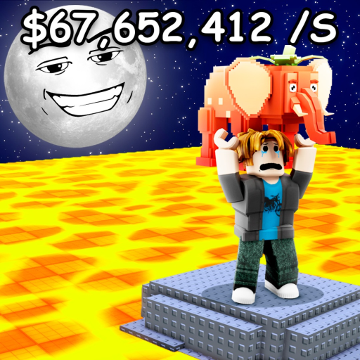 [🌑] Survive LAVA for Brainrots!