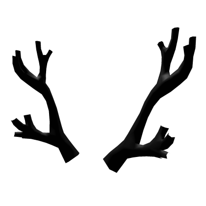 (GLOW) Black Sakura Horns (Addon) Roblox item